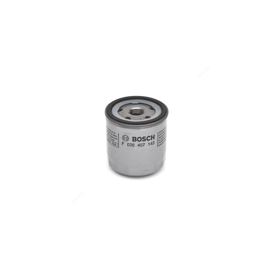 BOSCH Oil Filter F026407143 (P 7143) - Fits Audi Seat Skoda VW