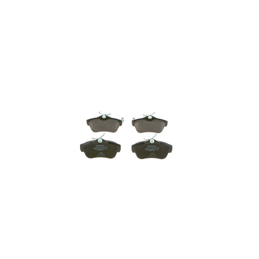 Bosch 0986424625 Brake Pad Set With Anti Squeak Plate BP2457
