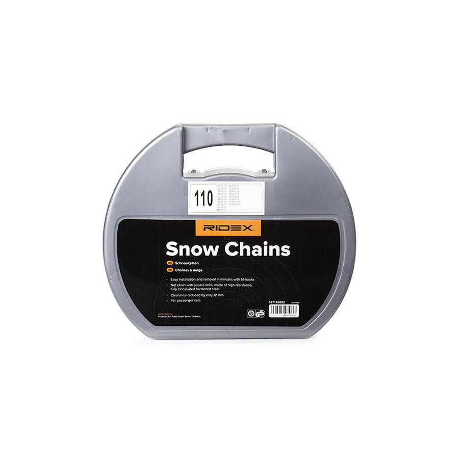 RIDEX 5171A0003 Snow chains Quantity: 2
