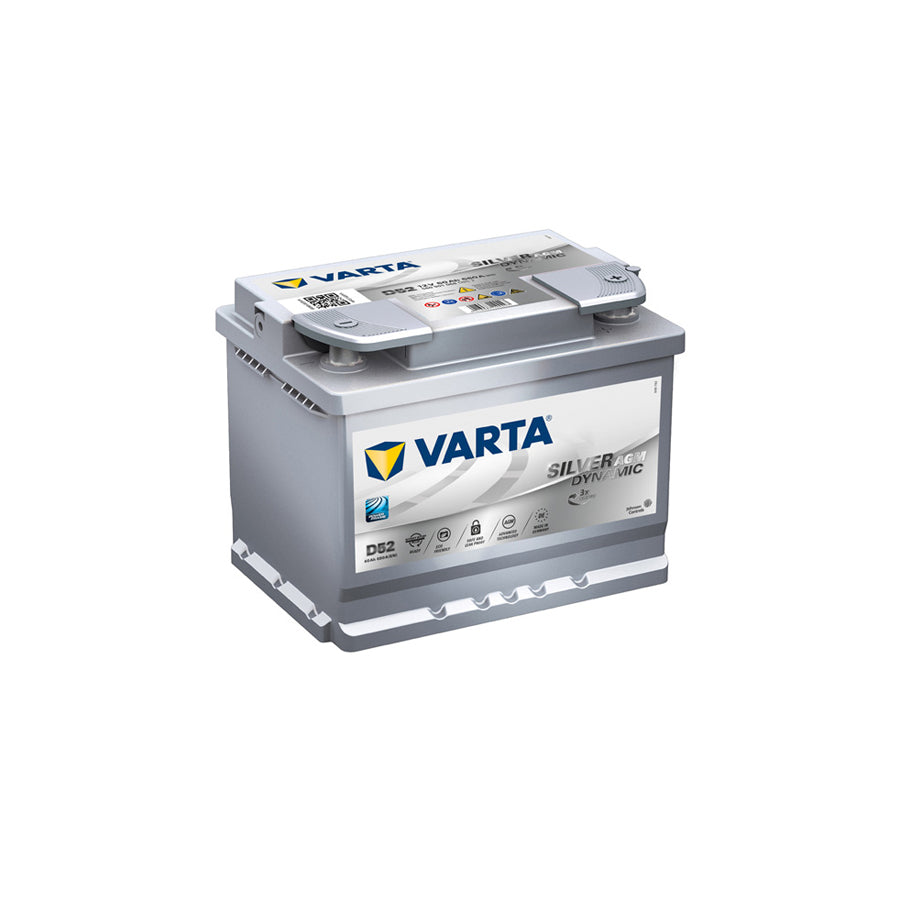 Varta AGM 027 Car Battery - 3 Year Guarantee D52