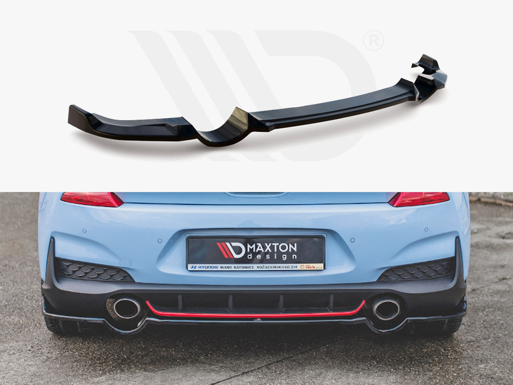 Maxton Design AU-A4-B8-AV-RD1T Central Rear Splitter Audi A4 B8 Avant | Duco Car Parts UK Car Parts
