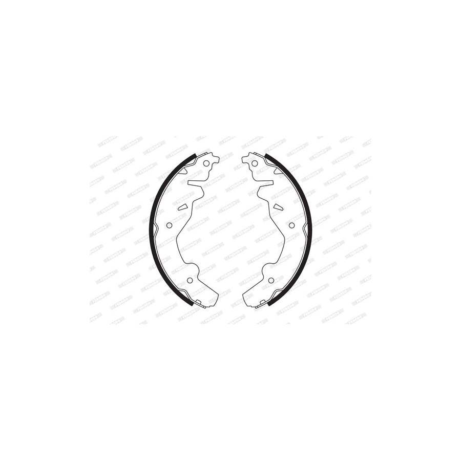 FERODO PREMIER FSB548 Brake Shoe Set for KIA Sportage I K00 JA