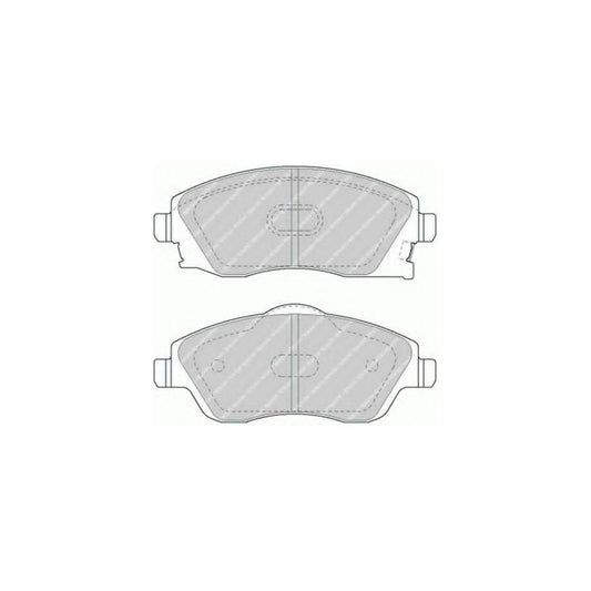 Ferodo Fsl1424 Brake Pad Set Fuse Technology With Acoustic Wear Warning