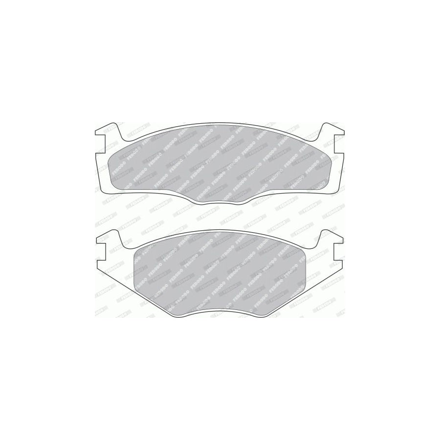 Ferodo Premier Fdb1072G Brake Pad Set Not Prepared For Wear Indicator