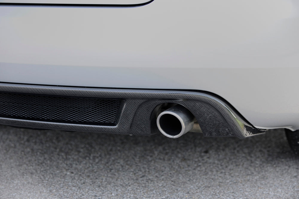Rieger 00099818 Audi 8H A4 Rear Diffuser for Original Tailpipe Left & RIght - Carbon-Look