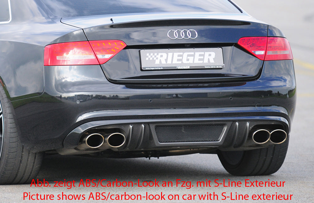 Rieger 00055416 Audi B8 B81 A5 Rear Diffuser