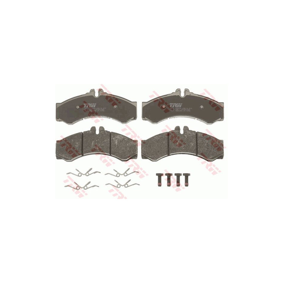 TRW Cotec Gdb1288 Brake Pad Set Prepared For Wear Indicator With Brake Caliper Screws With Accessories