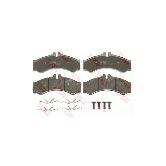 TRW Cotec Gdb1288 Brake Pad Set Prepared For Wear Indicator With Brake Caliper Screws With Accessories