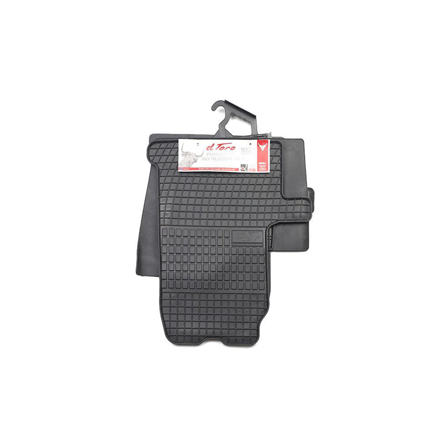 FROGUM Tailored D0072 Floor mat set for FORD TRANSIT Elastomer, Front, Quantity: 3, Black, (LHD)