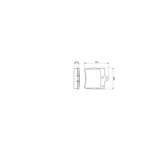 Bosch 0986424496 Brake Pad Set Front Axle Rear Axle With Mounting Manual BP260