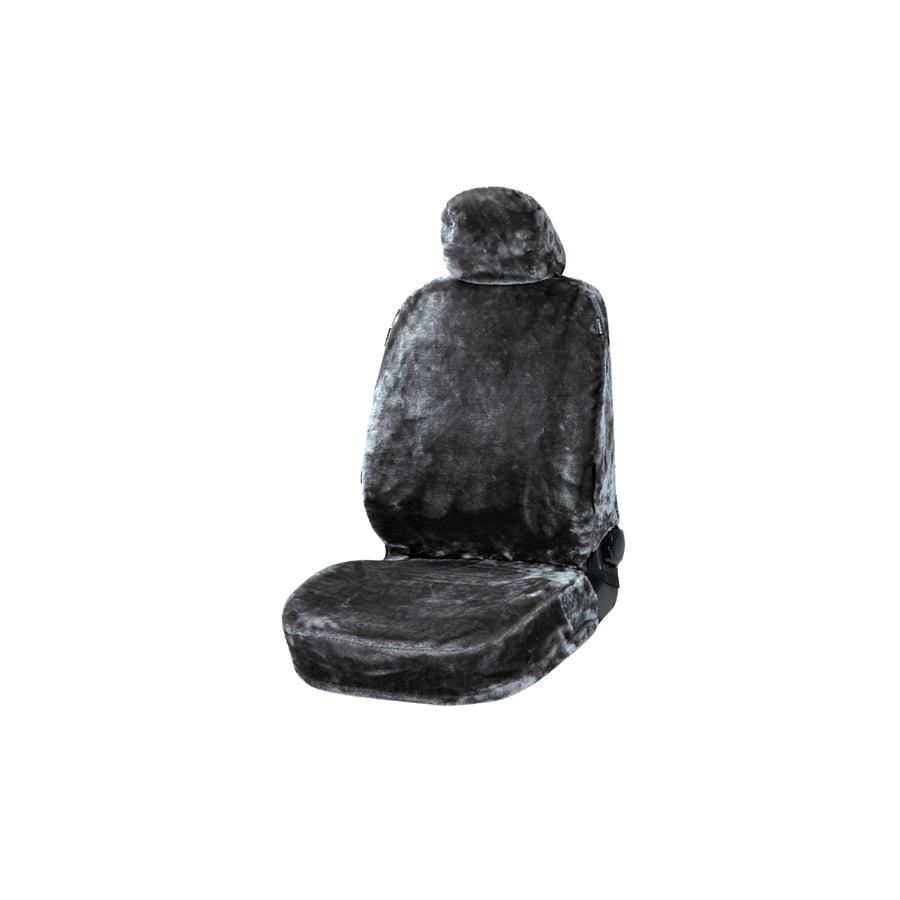 WALSER 20091 Car seat cover Anthracite, Polyester, Front