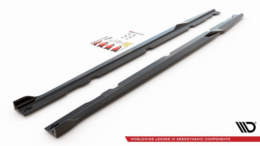 Maxton Design Mercedes Benz C63 AMG Coupe C205 (Facelift) Side Skirts Diffusers V.2