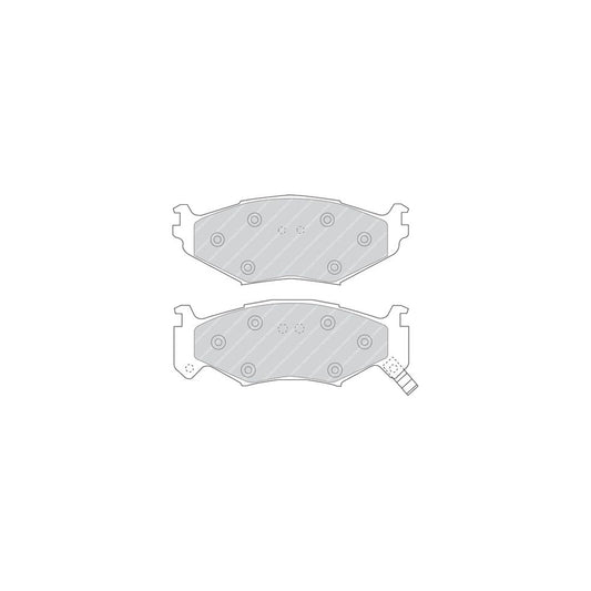 Ferodo Premier Fdb977 Brake Pad Set With Acoustic Wear Warning Without Accessories