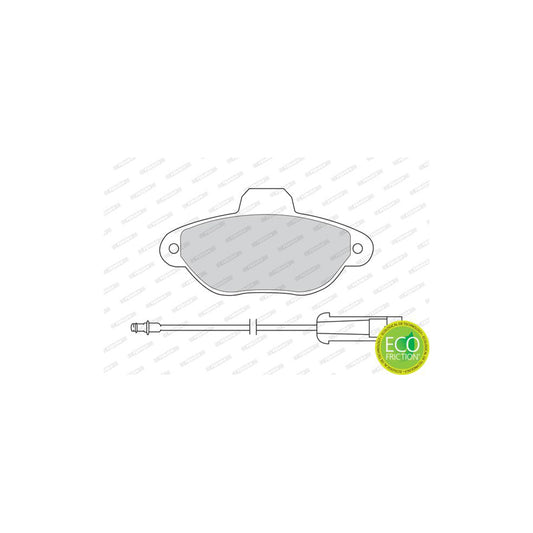 Ferodo Sl Fsl1477 Brake Pad Set Not Prepared For Wear Indicator