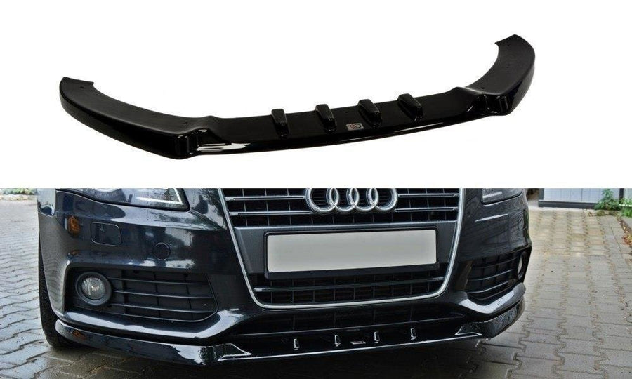 Maxton Design AU-A4-B8-FD1T Front Splitter V.1 Audi A4 B8 | Duco Car Parts UK Car Parts