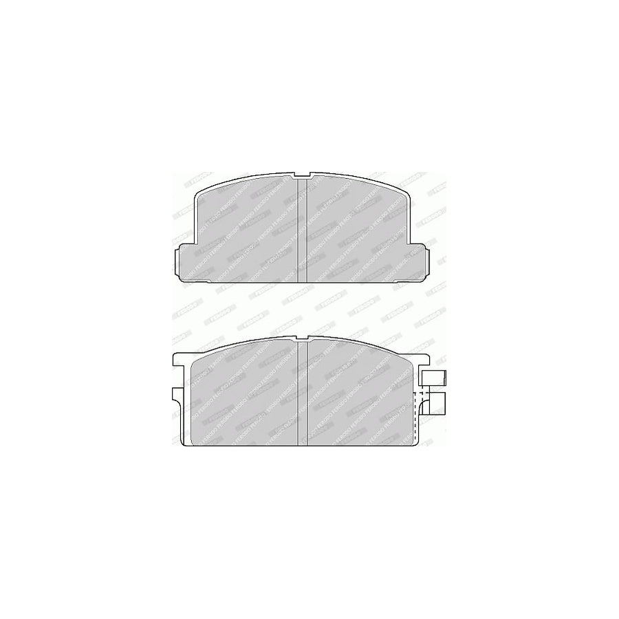 Ferodo Premier Fvr295 Brake Pad Set With Acoustic Wear Warning