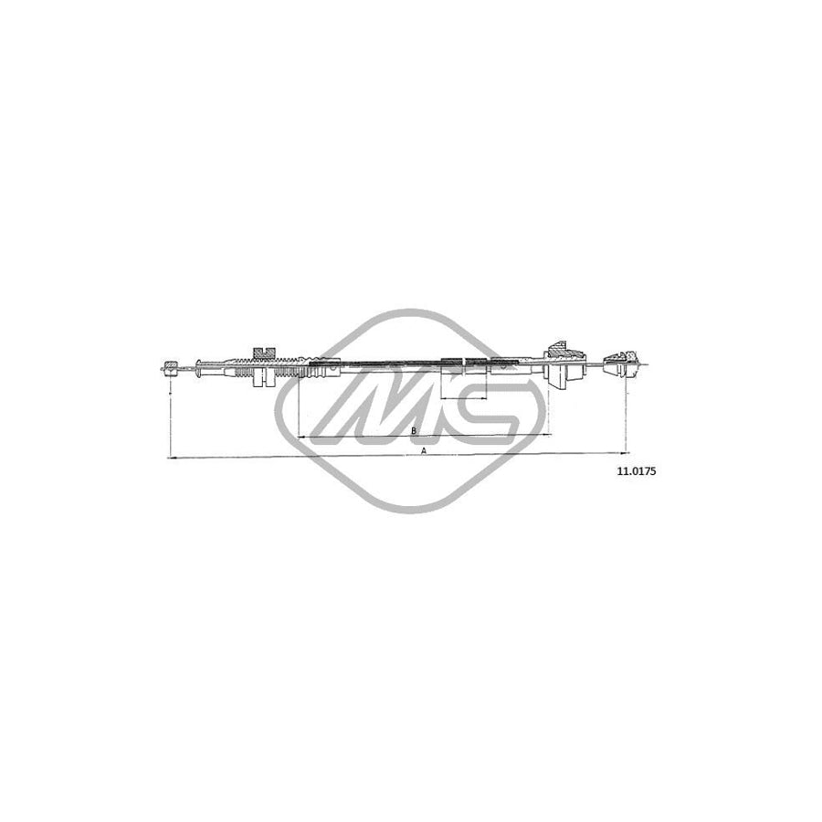 Metalcaucho 81910 Throttle Cable | Duco Car Parts UK Car Parts