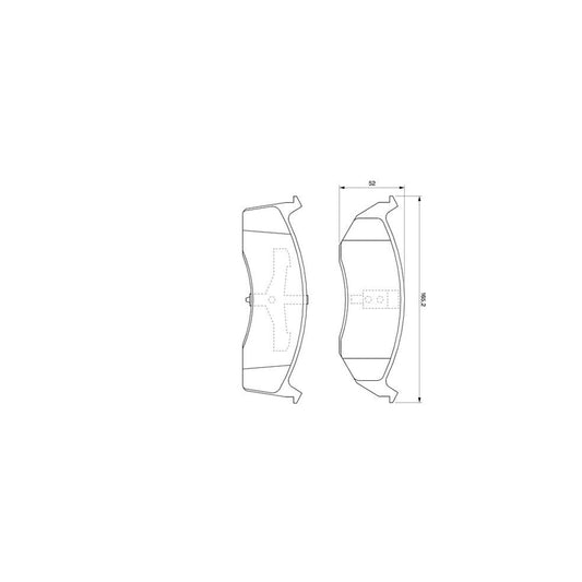 Bosch 0986424587 Brake Pad Set With Mounting Manual BP333
