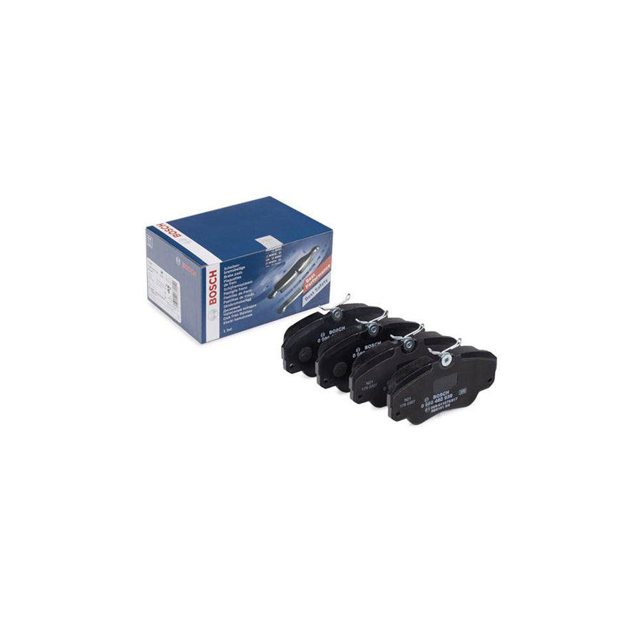 Bosch 0986460939 Brake Pad Set With Anti Squeak Plate With Bolts Screws With Accessories BP509