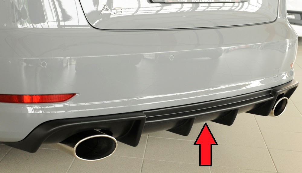 Rieger 00056809 Audi 8V Rear Diffuser (A3 & S3)