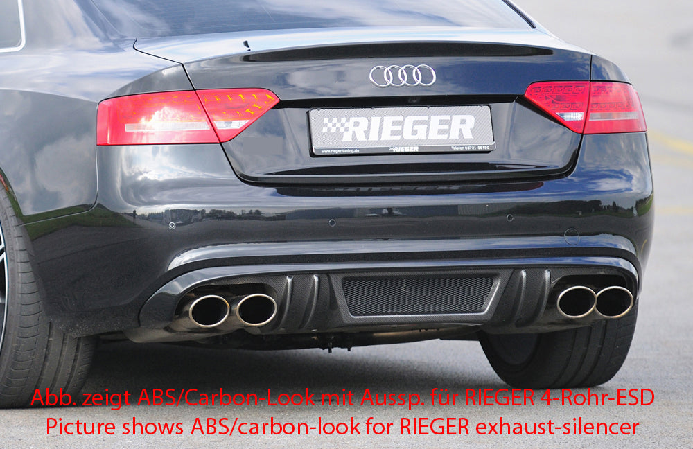 Rieger 00055415 Audi B8 B81 A5 Rear Diffuser