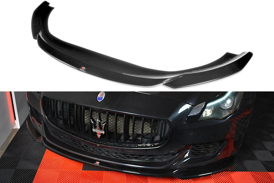 Maxton Design MS-QP-6-FD1T Front Splitter Maserati Quattroporte MK6 (Pre-Facelift) | Duco Car Parts UK Car Parts