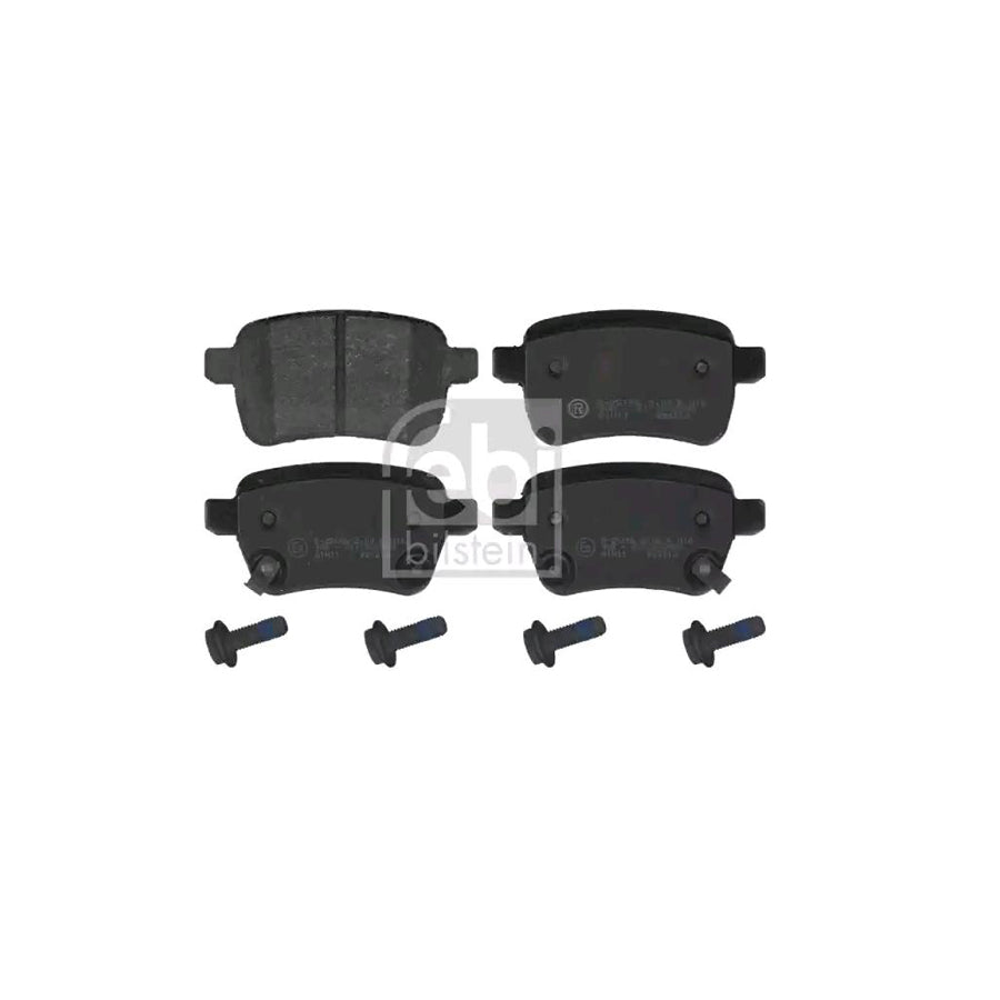 Febi Bilstein 16903 Brake Pad Set Rear Axle With Acoustic Wear Warning With Attachment Material