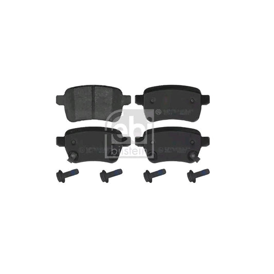 Febi Bilstein 16903 Brake Pad Set Rear Axle With Acoustic Wear Warning With Attachment Material