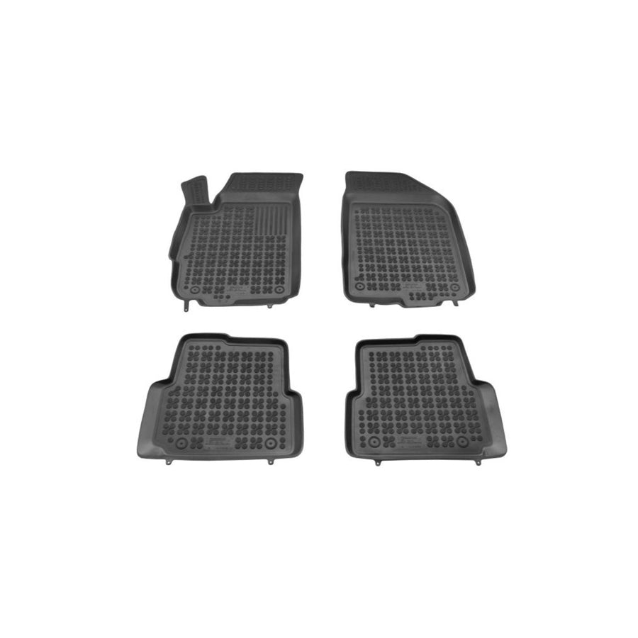 REZAW PLAST 202108 Floor mat set for CHEVROLET AVEO Elastomer, Front and Rear, Black