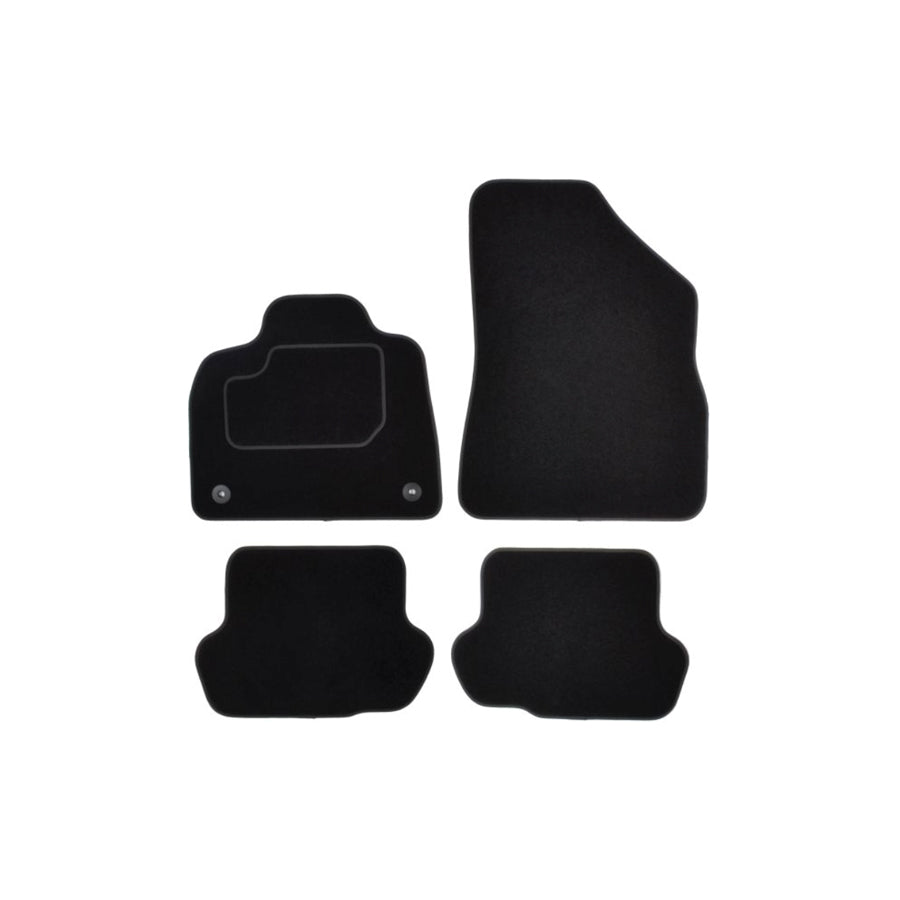MAMMOOTH Tailored A041 CIT230 PRM 01 Floor mat set for CITRO??? DS5 Hatchback Textile, Front and Rear, Quantity: 4, Black