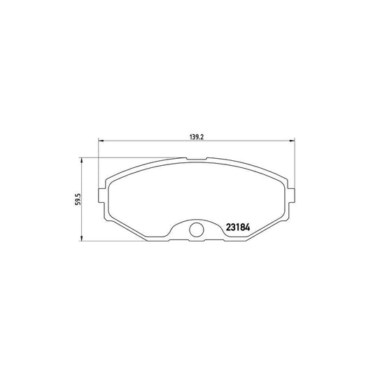 Brembo P 56 052 Brake Pad Set