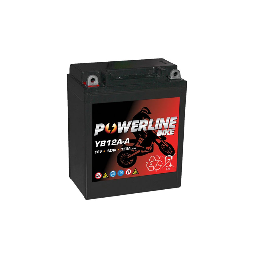 Powerline YB12A-A AGM Motorcycle Battery 12V 12Ah YB12AA-AGM