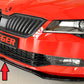 Rieger 00088149 Skoda 3T 3V Superb III Front Splitter - Glossy Black