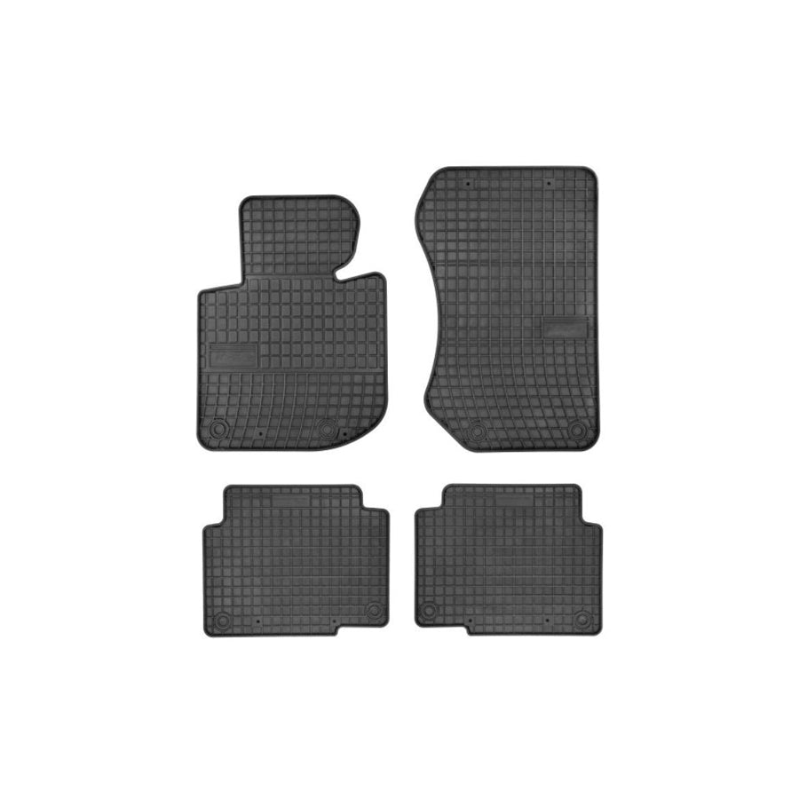 FROGUM Tailored 546351 Floor mat set for BMW 3 Series Elastomer, Front and Rear, Quantity: 4, Black, (LHD)