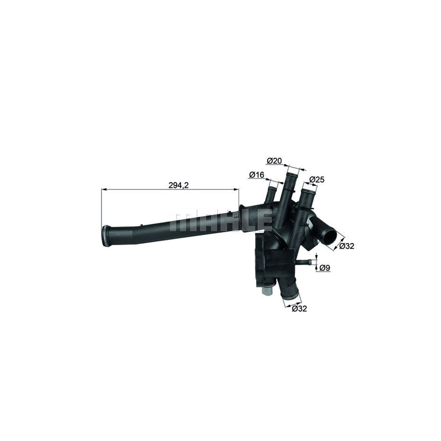 MAHLE ORIGINAL TI 40 89 Engine thermostat Opening Temperature: 89°C, with seal