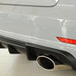 Rieger 00056809 Audi 8V Rear Diffuser for Sport Tailpipe Left & Right (A3 & S3) -  Matte Black