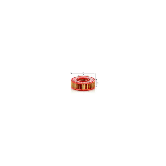 MANN-FILTER C 1417 Air Filter Filter Insert
