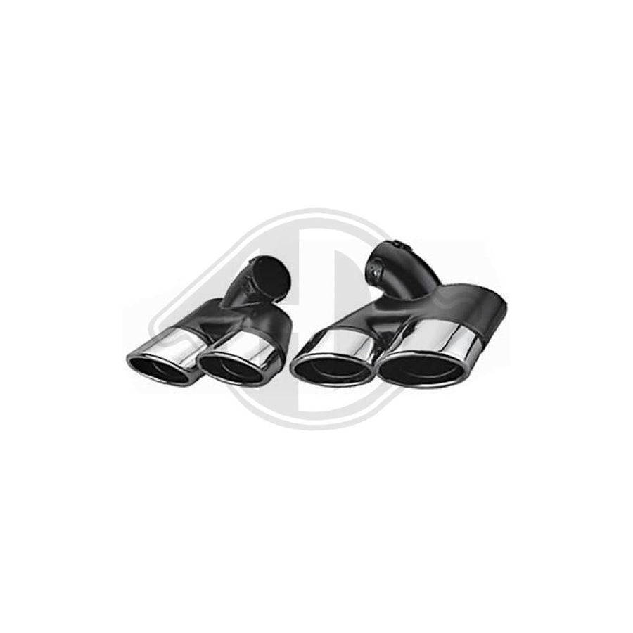 DIEDERICHS HD Tuning 4161500 Exhaust tip suitable for MERCEDES-BENZ E-Class Stainless Steel, both sides