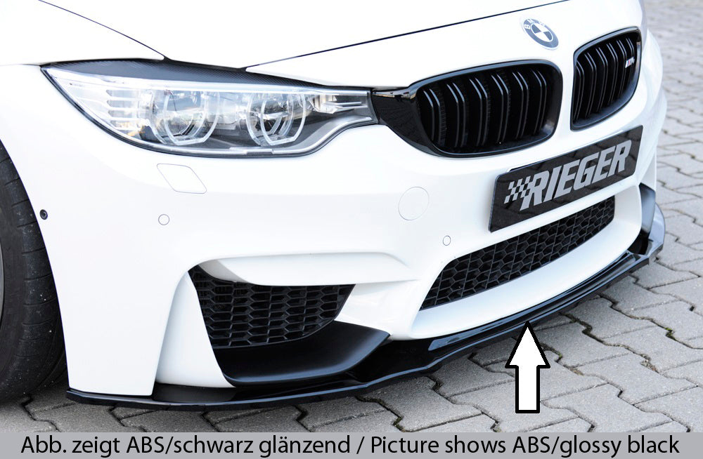 Rieger 00053420 BMW 4 Series F80 F82 F83 Front Splitter (M3 & M4)
