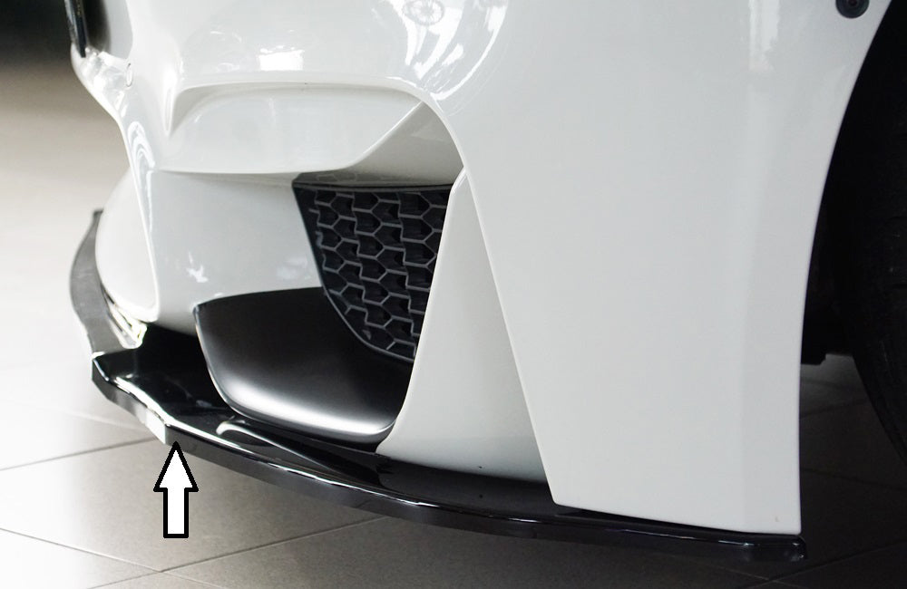 Rieger 00053420 BMW 4 Series F80 F82 F83 Front Splitter (M3 & M4) -  Matte Black