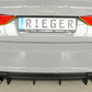 Rieger 00056809 Audi 8V Rear Diffuser for Sport Tailpipe Left & Right (A3 & S3) -  Matte Black