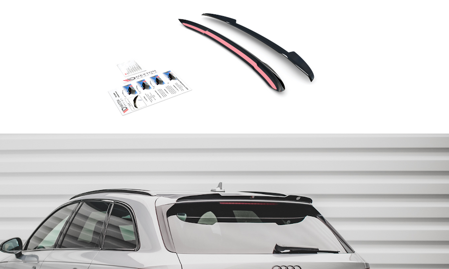 Maxton Design AU-A4-B9-SLINE-AV-CAP2T Spoiler Cap V.2 Audi S4 / A4 S-Line B9 Avant | Duco Car Parts UK Car Parts