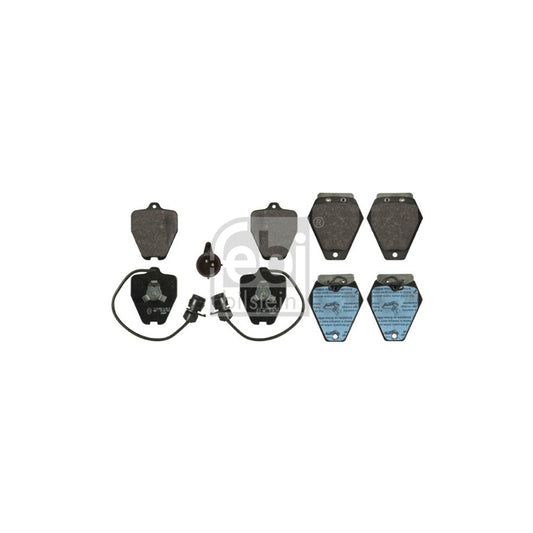 Febi Bilstein 16762 Brake Pad Set For Audi A8 D2 4D2 4D8 Front Axle Incl Wear Warning Contact