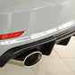 Rieger 00056809 Audi 8V Rear Diffuser for Sport Tailpipe Left & Right (A3 & S3) -  Matte Black