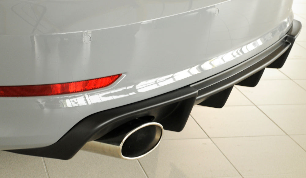 Rieger 00056809 Audi 8V Rear Diffuser for Sport Tailpipe Left & Right (A3 & S3) -  Matte Black