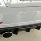 Rieger 00056809 Audi 8V Rear Diffuser for Sport Tailpipe Left & Right (A3 & S3) -  Matte Black