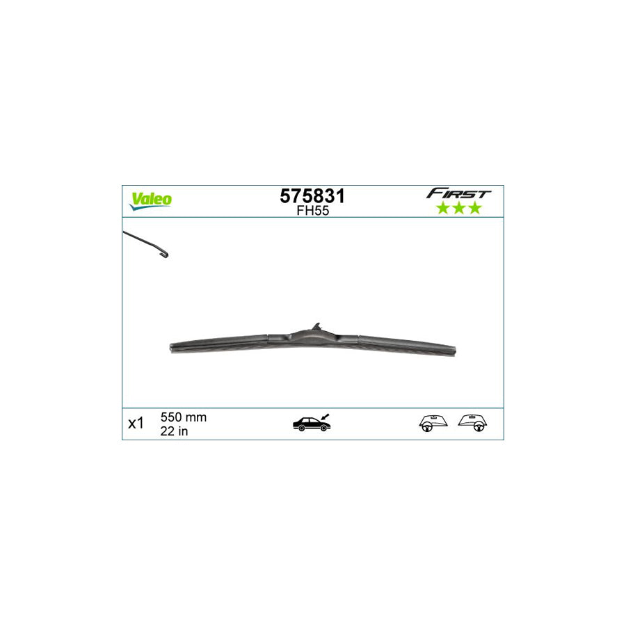 Valeo First Hybrid 575831 Wiper Blade | Duco Car Parts UK Car Parts