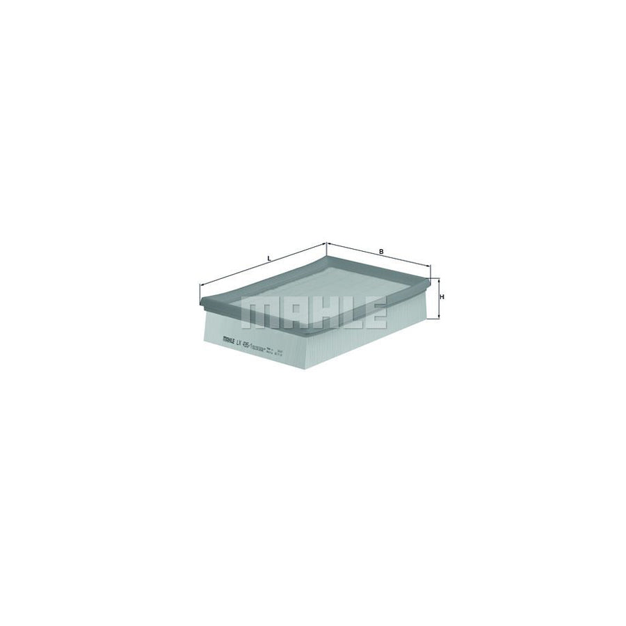 MAHLE ORIGINAL LX 435/1 Air Filter Filter Insert