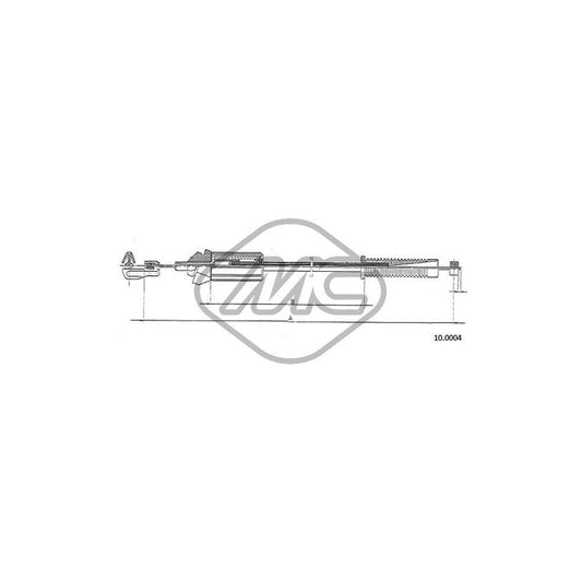Metalcaucho 80897 Throttle Cable | Duco Car Parts UK Car Parts