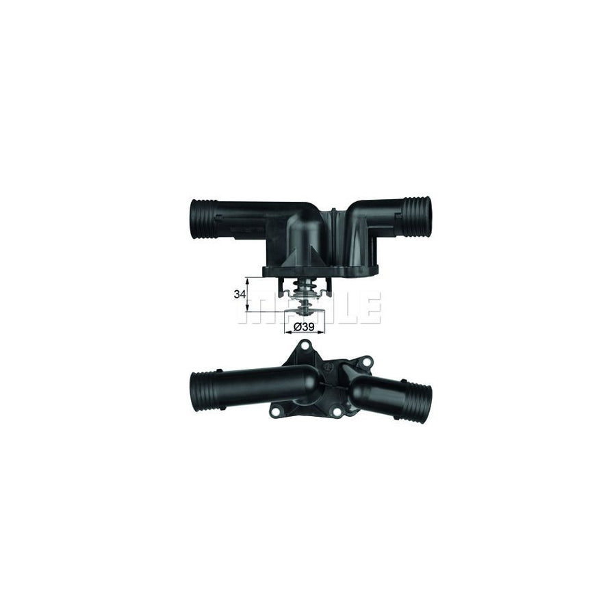 MAHLE ORIGINAL TI 46 92D Engine thermostat Opening Temperature: 92°C, with seal